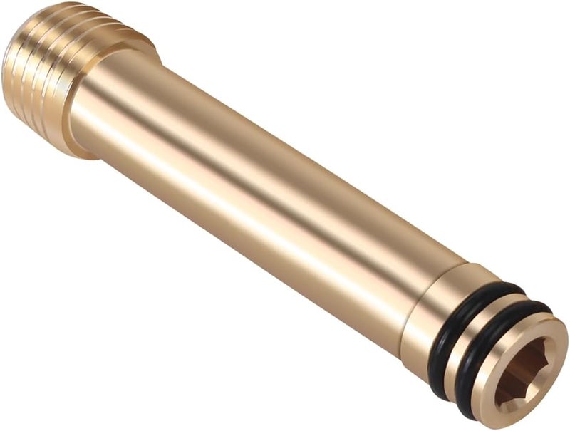 SMLFWE 1247986 Supply Adapter Asm-0.313-0.813 Roughin,Extender To Mount The Shower Drop Elbow To The Shower Wall,Compatible With K-98350 Awaken Wall Supply Elbow,Brass - Image 1